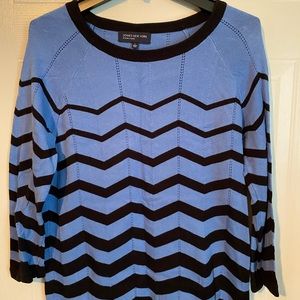 Blue and Black Sweater